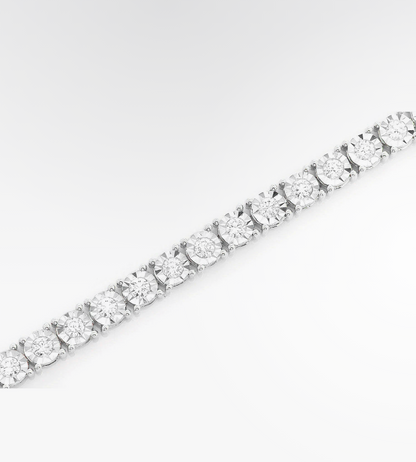 VVS Moissanite Tennis Bracelet 18k Plated Gold (ALL SIZES)