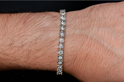 VVS Moissanite Tennis Bracelet 18k Plated Gold (ALL SIZES)