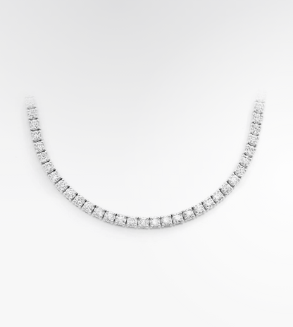 VVS Moissanite Tennis Chain 18k Plated Gold (ALL SIZES)